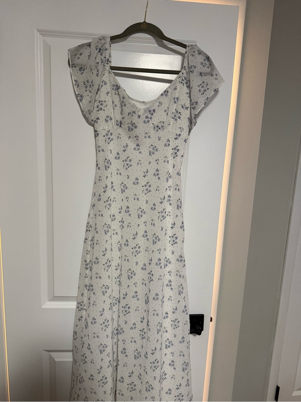 Princess Polly Hera White Floral Maxi Dress